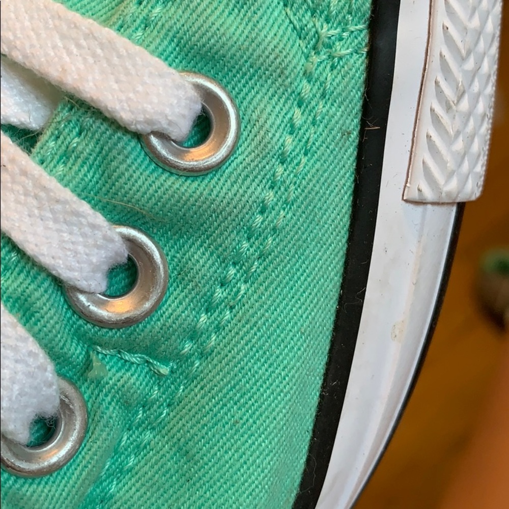 Mint green shoreline slip on Converse - Picture 3 of 4